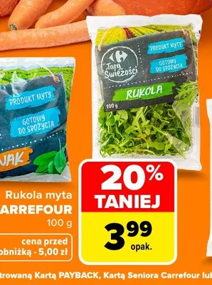 Rukola myta Carrefour promocja w Carrefour Market