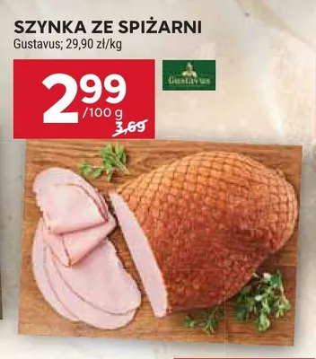 Szynka ze spiżarni Gustavus promocja w Stokrotka