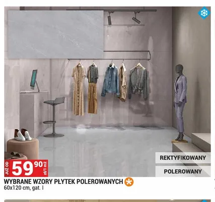 Wzory płytek polerowanych promocja w Merkury Market