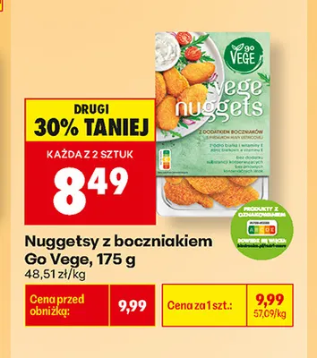 Nuggetsy z boczniakiem Go Vege promocja w Biedronka