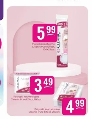 Patyczki kosmetyczne Cleanic Pure Effect 200 szt. promocja w Drogerie Jasmin
