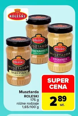 Musztarda Roleski chrzanowa promocja w Carrefour Market