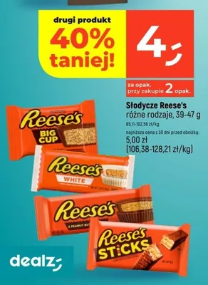 Słodycze Reese's różne rodzaje promocja w Dealz