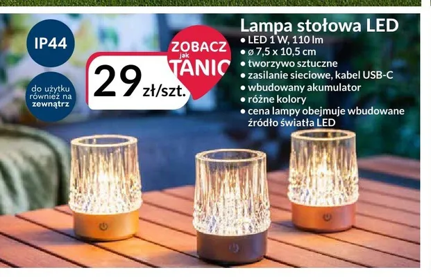Lampa stołowa LED promocja w Salony Agata