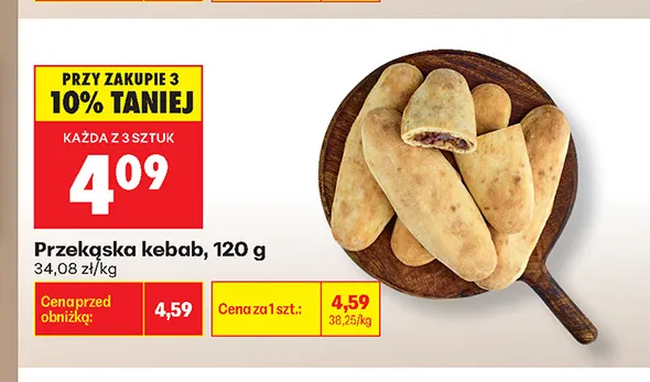 Przekąska kebab promocja w Biedronka