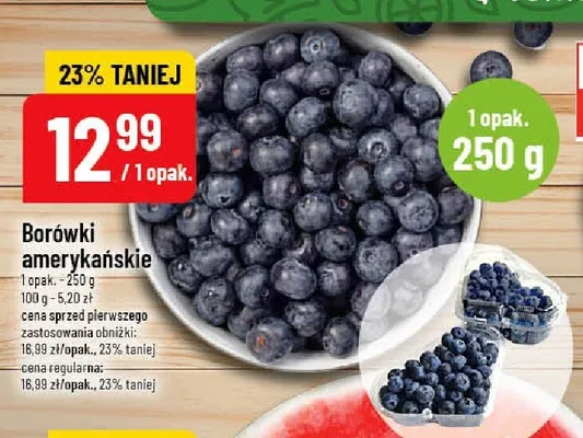 Borówki amerykańskie promocja w POLOmarket