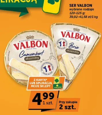 Ser Brie aksamitny Valbon promocja w Groszek