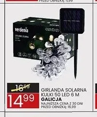 Girlanda solarna kulki 50 LED 6m Galicja promocja w Wafelek