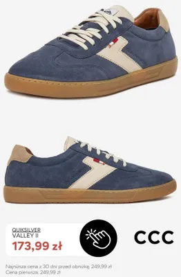 Buty sportowe Quiksilver Valley II promocja w CCC