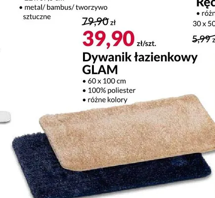 Dywanik łazienkowy Glam promocja w Salony Agata