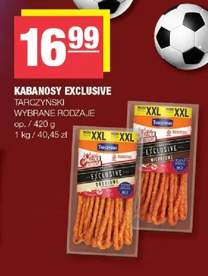Kabanosy Exclusive Tarczyński promocja w SPAR