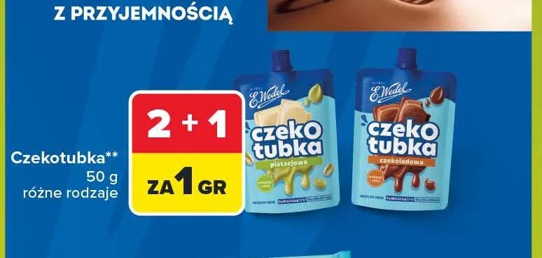 Czekotubka E.Wedel czekoladowa promocja w Carrefour