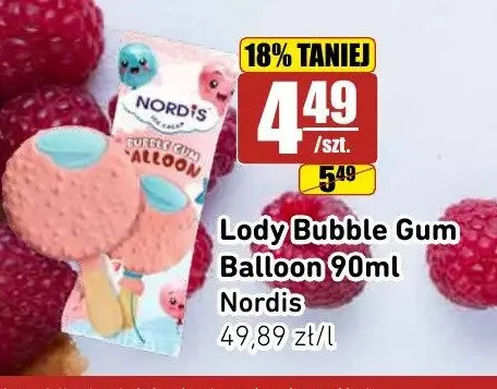 Lody Bubble Gum Balloon Nordis promocja w API Market