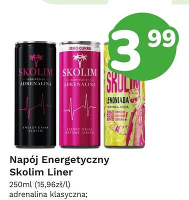 Lemoniada Skulin o smaku cytryna i mięta promocja w Limonka