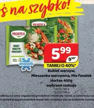 Mix fasolek Hortex promocja w Delfin