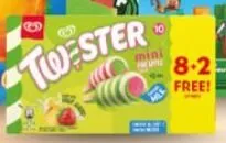 Lody Twister mini 10-pak promocja w Biedronka