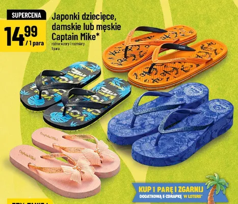 Japonki 36-41 Captain mike promocja w POLOmarket
