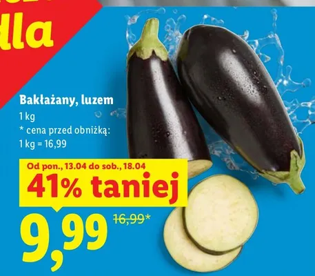 Bakłażany luzem promocja w Lidl