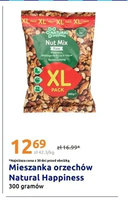 Mieszanka orzechów Natural Happiness promocja w Action