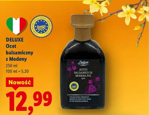 Ocet balsamiczny z Modeny 250 ml promocja w Lidl