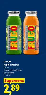 Napój owocowy Frugo czerwone promocja w Lidl