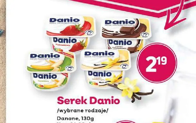 Serek homogenizowany Danio czekoladowy promocja w Bliski