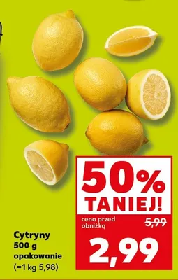 Cytryny promocja w Kaufland
