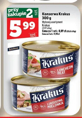 Konserwa Krakus promocja w TOPAZ