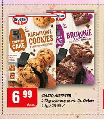 Ciasto Airfryer karmelowe cookies Dr. Oetker promocja w Chorten