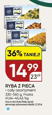 Ryba z pieca Frosta promocja w Chata Polska