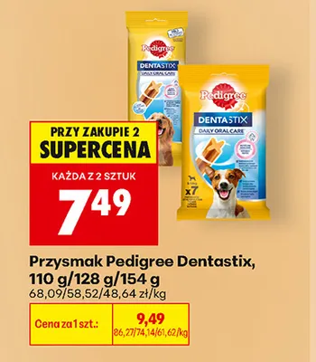 Przysmak Pedigree Dentastix 128 g promocja w Biedronka