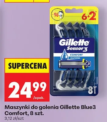 Maszynki do golenia Blue3 Comfort promocja w Biedronka