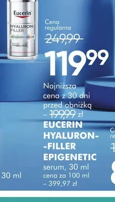 Serum Eucerin Hyaluron-Filler Epigenetic promocja w Super-Pharm