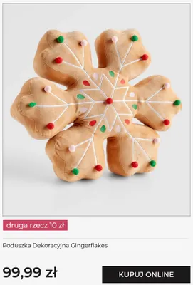 Poduszka dekoracyjna Gingerflakes home & you promocja w home&you