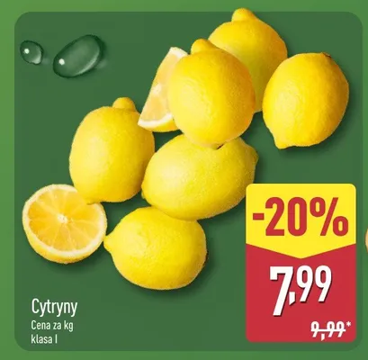 Cytryny promocja w Aldi