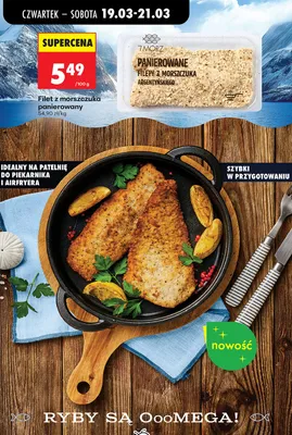 Panierowane filety z morszczuka argentyńskiego promocja w Biedronka