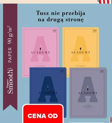 Zeszyt A4 Academy promocja w Carrefour