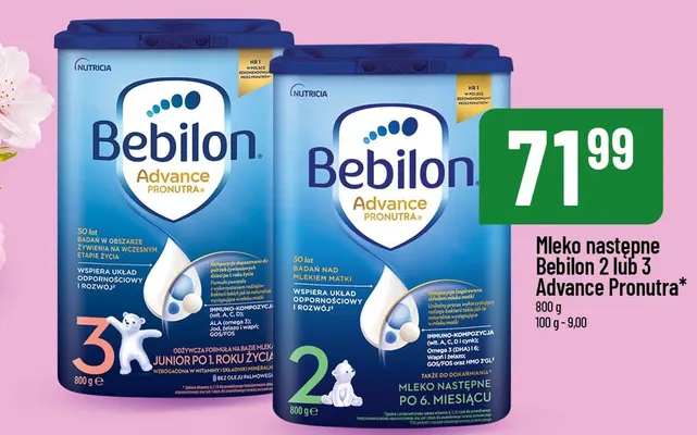 Mleko następne 2 lub 3 Advance Pronutra promocja w POLOmarket