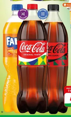 Napój gazowany Coca-Cola Original Taste promocja w Dino