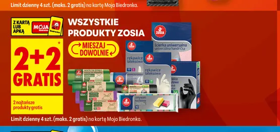 Zmywaki kuchenne Zosia promocja w Biedronka