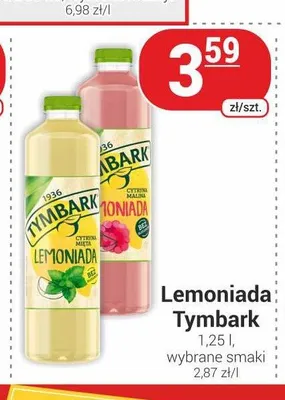 Lemoniada Tymbark Cytryna Mięta promocja w Delikatesy Sezam