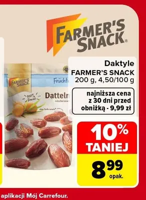 Daktyle Farmer's Snack promocja w Carrefour