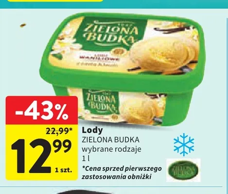 Lody Zielona Budka promocja w Intermarche