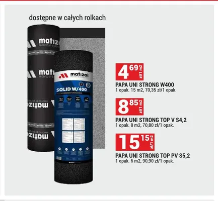 Papa Uni Strong W400 promocja w Merkury Market
