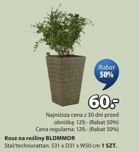 Kosz na rośliny Blommor promocja w Jysk