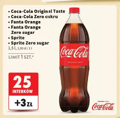 Napój gazowany Fanta Orange promocja w Intermarche