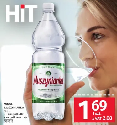 Woda Muszynianka 1.5 l promocja w Selgros