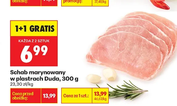 Schab marynowany w plastrach Duda promocja w Biedronka