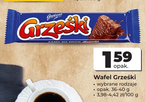 Wafel Grześki promocja w Odido