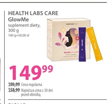 GlowMe suplement diety Health Labs Care promocja w Hebe